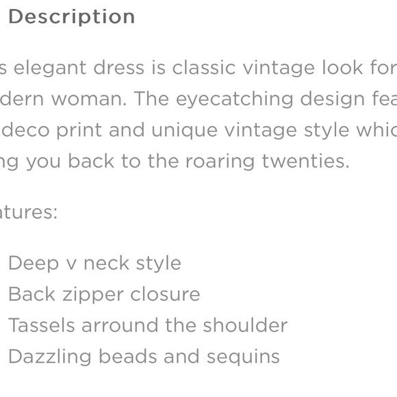 Embroidery Multi-Layered flapper style Tassel Dress in deep emerald green NWT - Picture 8 of 11